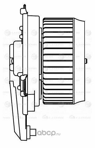 Э/вентилятор отоп. для а/м Suzuki Vitara 15-/SX4 II S-Cross 13- LFh2401 luzar 1шт