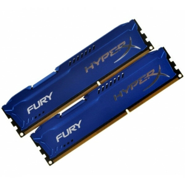 Модуль памяти KINGSTON HyperX FURY Blue Series DDR3 - 2x 4Гб 1600, DIMM, Ret - фото №15
