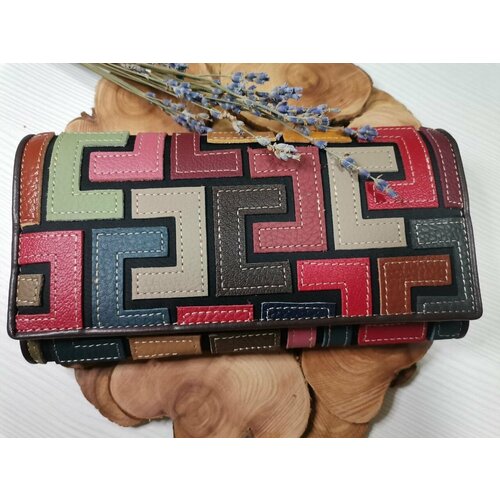 фото Кошелек doniya yh-071-035-3, фактура матовая, мультиколор