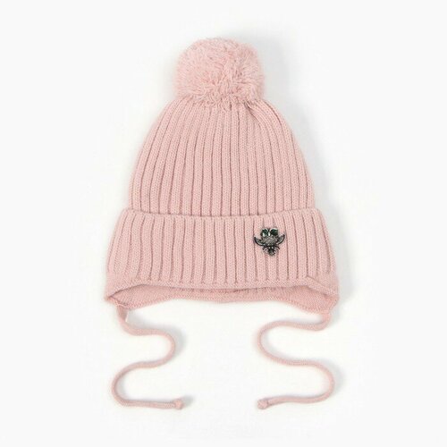 Шапка детская А52169 цвет пудровый р 52-54 1912₽
