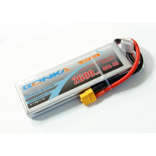 Аккумулятор LiPo Bonka 2600мАч 45C 11.1V BK-2600-45-3S
