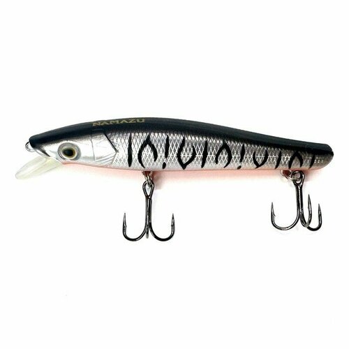 фото Воблер namazu yuha minnow, 9.5 см, 8 г, минноу, плавающий (0-0.5 м), цвет 12 (комплект из 5 шт)