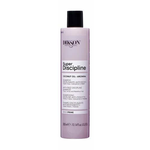 DIKSON Shampoo Anti-Frizz DisciplineШампунь для пушистых волос с кокосовым маслом, 300 мл