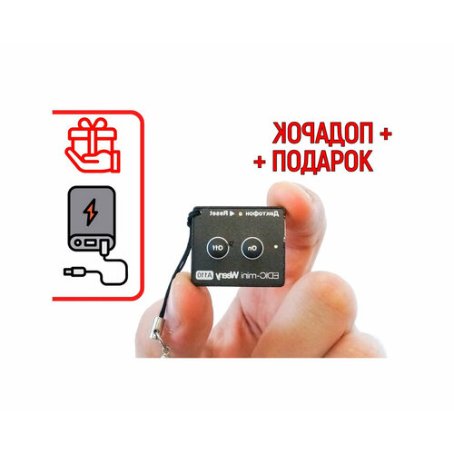 Цифровой диктофон Эдик-мини A110 Weny WAV S27795ID подарок повербанк 10000 mAh 2 режима записи линейная и кольцевая скрытые цифровые диктоф 1365200₽