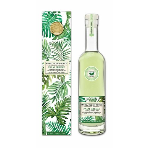 Парфюмированная пена для ванны в подарочной коробке Michel Design Works Palm Breeze Bubble Bath