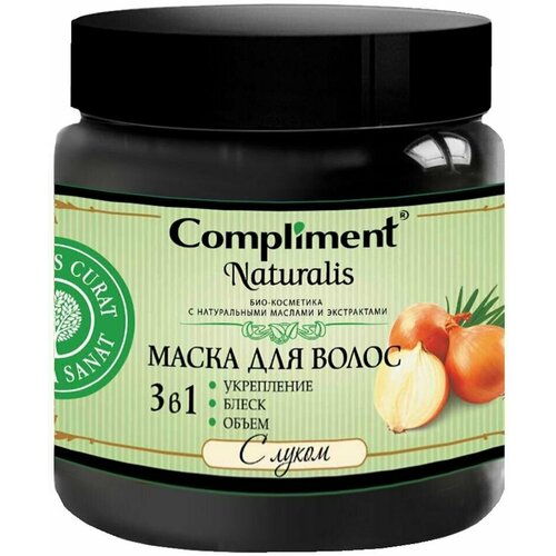 Маска для волос Compliment Naturalis с луком 500мл х 2шт