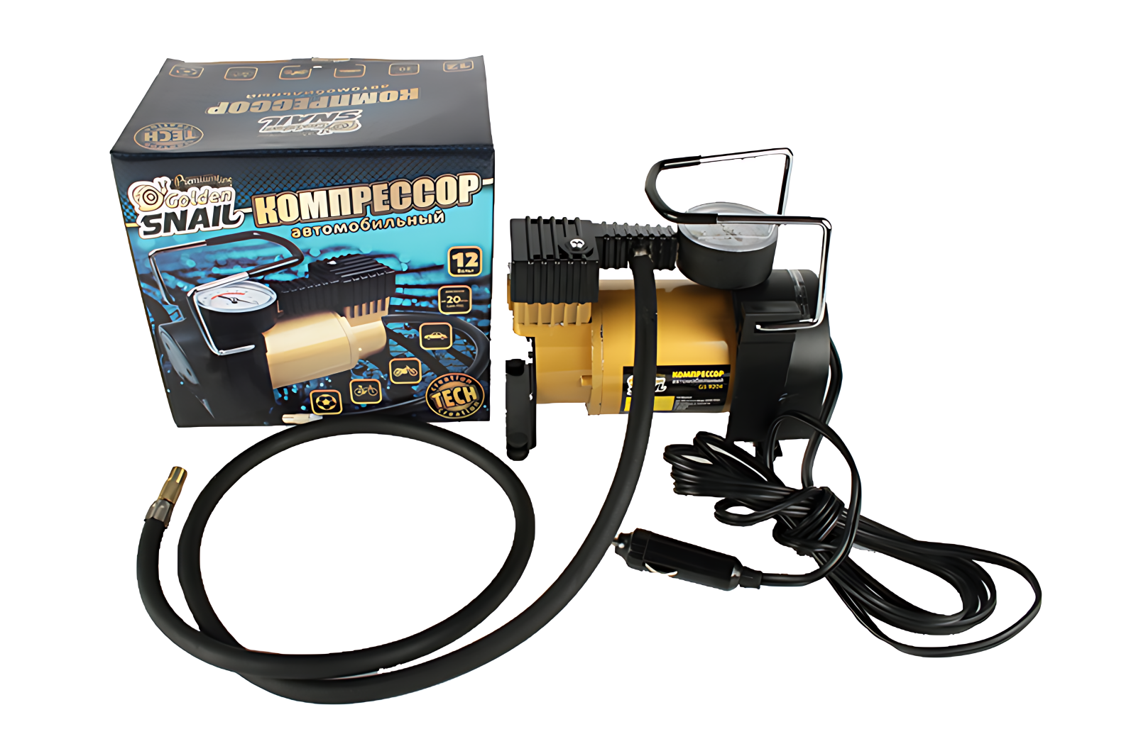 Компрессор автомобильный GOLDEN SNAIL GS 9204