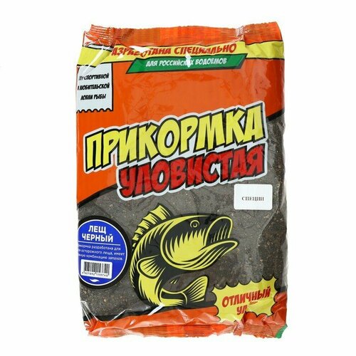 фото Прикормка "уловистая", лещ чёрный, специи, 800 г (комплект из 8 шт) allvega