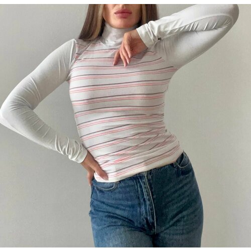 фото Водолазка clever, размер 42, белый