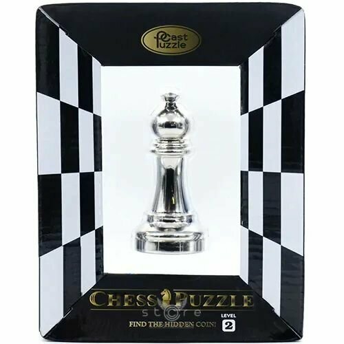 Головоломка Hanayama Cast Chess Bishop Серебряный головоломка hanayama cast chess rook