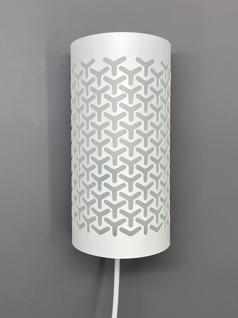 Интерьерный настенный светильник бра "INTERIOR-TWIST-SN-MV", цвет белый