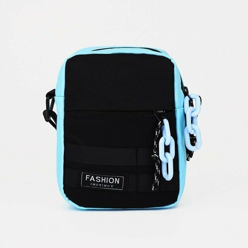 фото Сумка , черный/голубой нет бренда