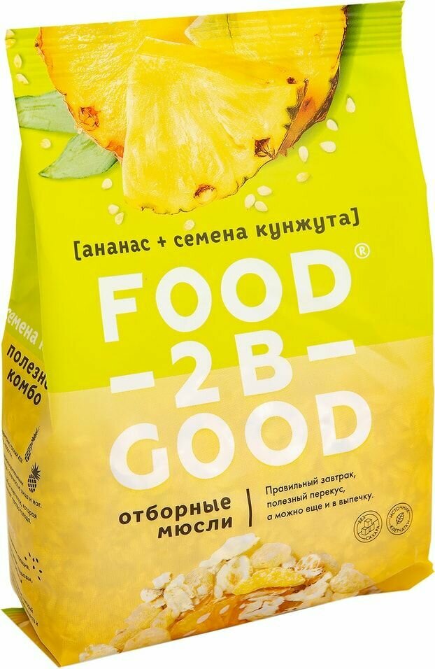 Мюсли Food to be Good Ананас-семена кунжута 300г х 2шт