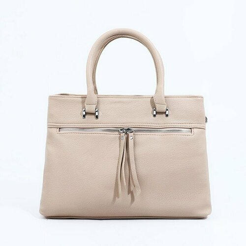 фото Сумка тоут , бежевый нет бренда