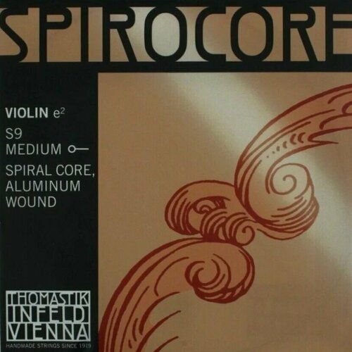 Струны для скрипки Thomastik Spirocore S9 струна для скрипки thomastik spirocore s12 ре d