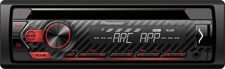 Автомагнитола CD Pioneer DEH-S1252UB 1DIN 4x50Вт