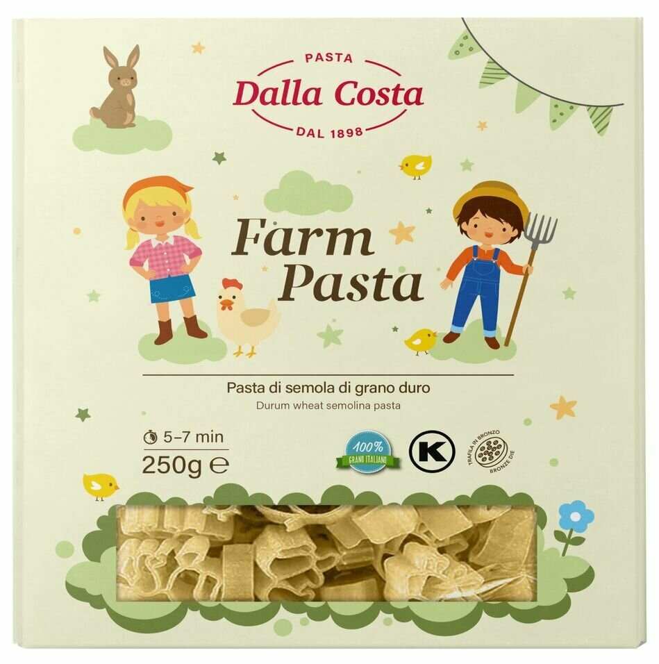 Макаронные изделия Dalla Costa Farm Pasta 250г х3шт