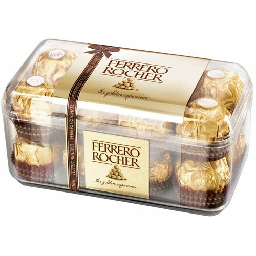 Конфеты Ferrero Rocher хрустящие из молочного шоколада 200г 3 шт