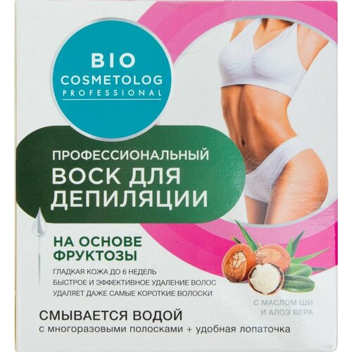 Воск для депиляции Fito Bio Cosmetolog Professional с маслом ши и алоэ вера 350г х1шт