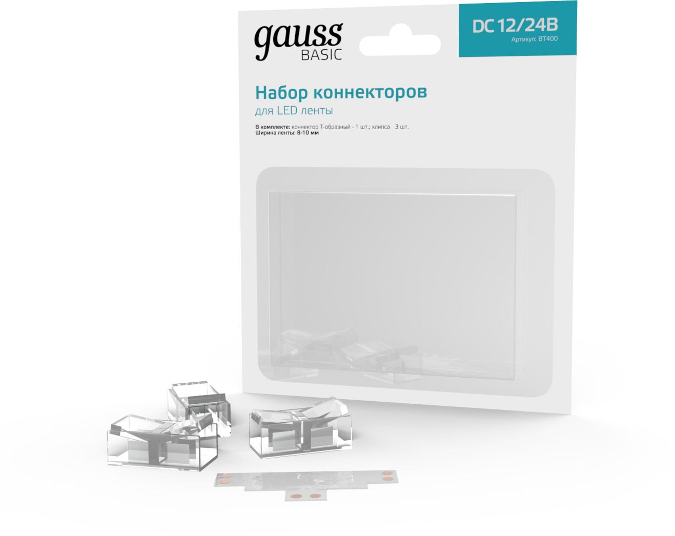 фото Коннектор Gauss Basic для лен. светод. (BT400)