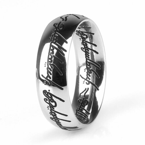Кольцо Кольцо всевластия, размер 18, серебряный кольцо всевластия 18