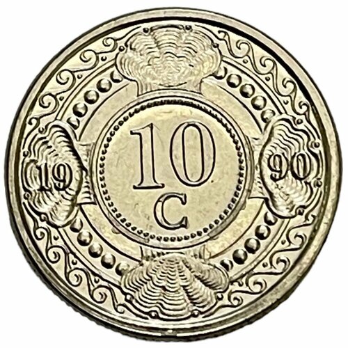Нидерландские Антильские острова 10 центов 1990 г. нидерландские антильские острова 10 центов 1990 г