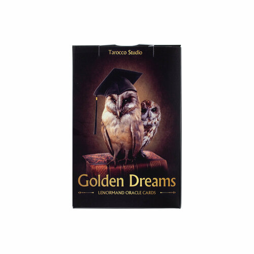 Карты оракул Golden Dreams Lenormand / Оракул 44 карты Италия оракул золотые мечты ленорман чиро марчетти тетрадь для записей
