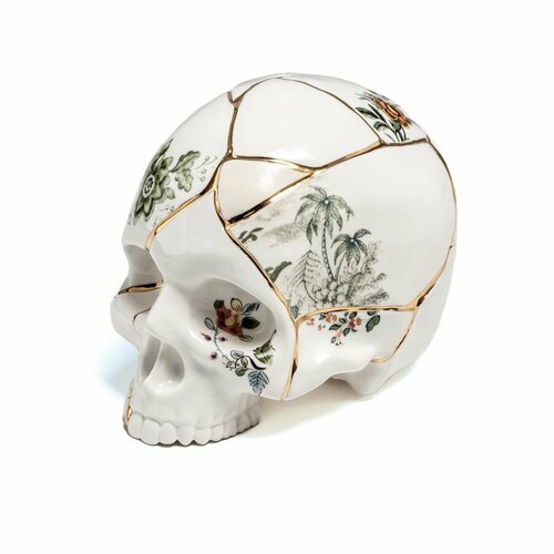 Статуэтка Seletti Kintsugi Skull 09943 18790₽