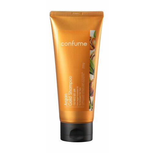 CONFUME Шампунь для волос Argan Gold Shampoo, 200 г