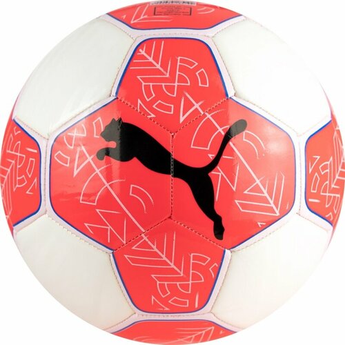 Мяч футбольный PUMA Prestige, 08399206, размер 5, 24 панели, ТПУ, маш. сшивка, белый-красный