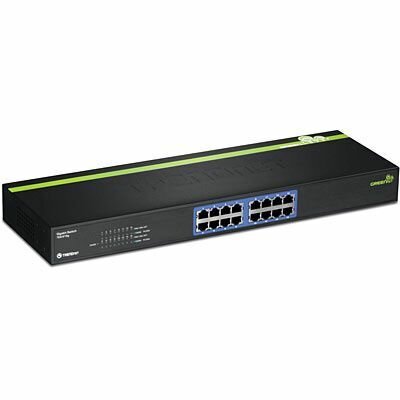 Коммутатор TRENDnet 16-port Gigabit GREENnet Switch(Rack Mount) RTL (5)