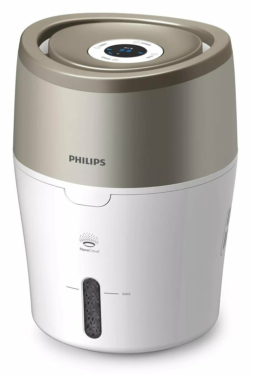 Увлажнитель воздуха с функцией ароматизации Philips HU4803/01, белый и металлик с розовым оттенком