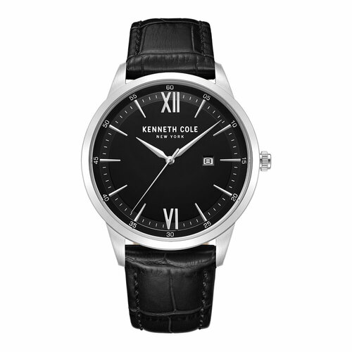 фото Наручные часы kenneth cole classic kcwgb0014501, черный, серебряный