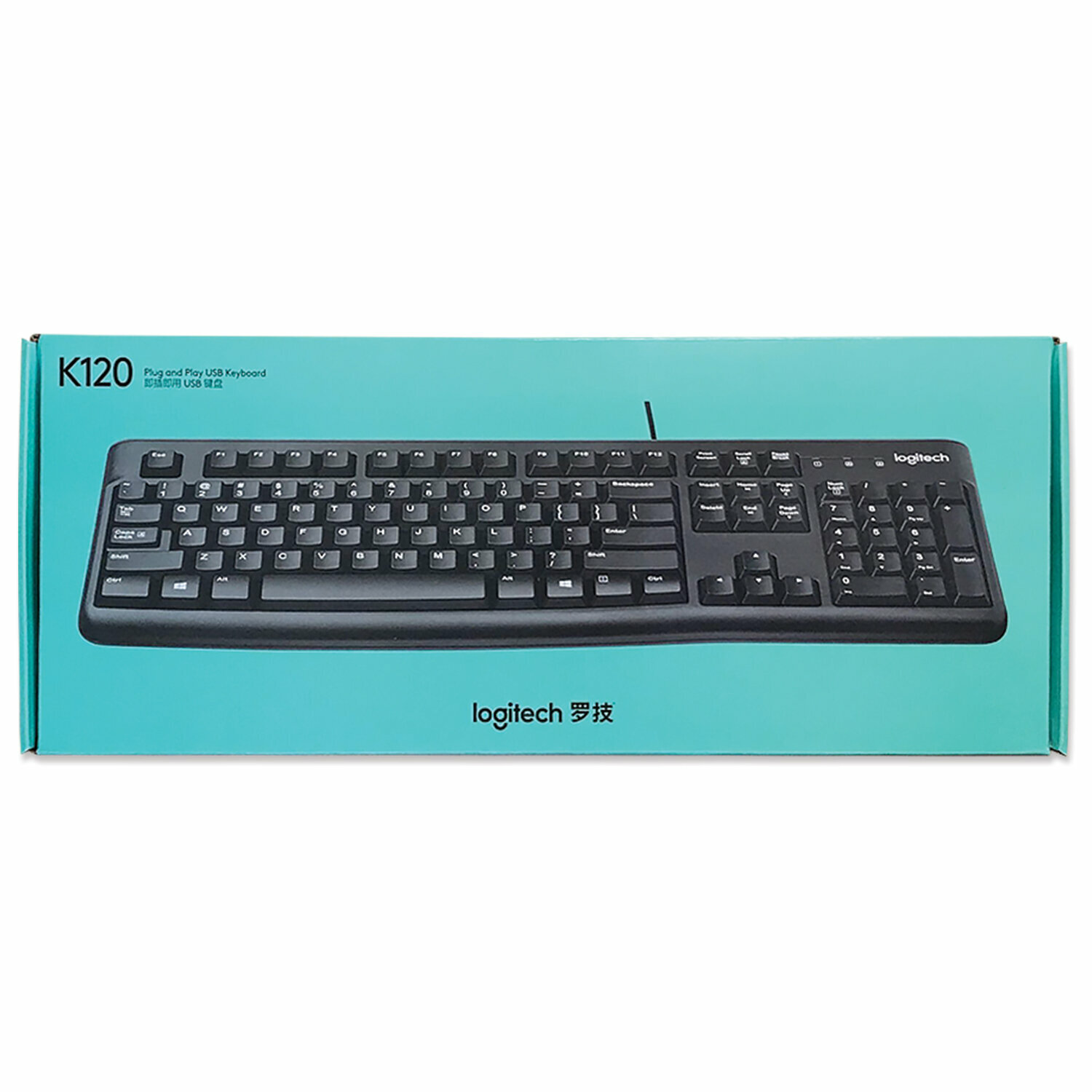 Logitech Classic K120 Клавиатура 920-002522 - фотография № 11