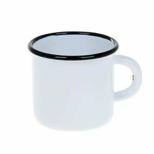 Набор кружек эмалированные 0,25 Белые Керченская эмаль набор 3 шт