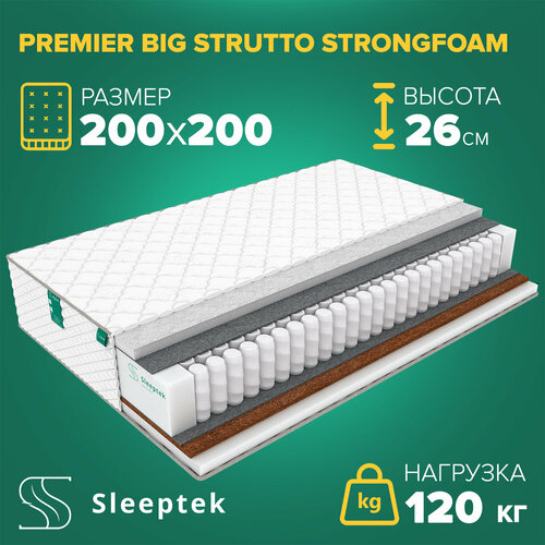 Матрас Sleeptek PremierBIG Strutto StrongFoam 200х200