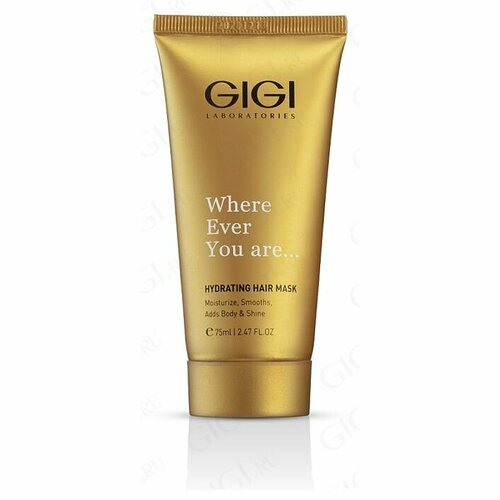 Маска для волос GiGi Special Preparations Wher Ever You Are Hydrating Hair Mask, Маска для волос увлажняющая, 75 мл gigi гель для рук hand defence gel 40 мл gigi where ever you are