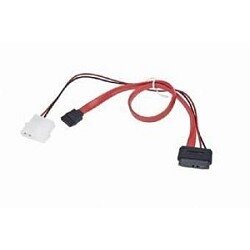 Кабель Cablexpert SATA 7 pin - SATA Slimline/Molex 2 pin, 0.35 м, красный Gembird - фото №10