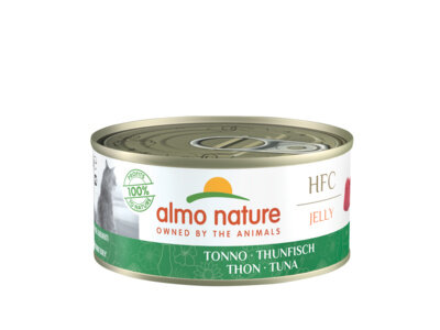 Almo Nature Консервы для Кошек с Тунцом в желе (HFC - Jelly - Tuna ) 5133H, 0,150 кг