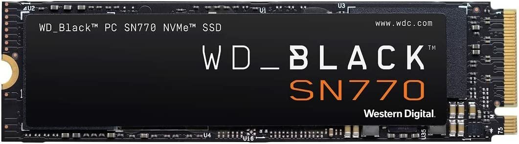 Твердотельный накопитель Western Digital WD Black SN770 1 ТБ M2 WDS100T3X0E