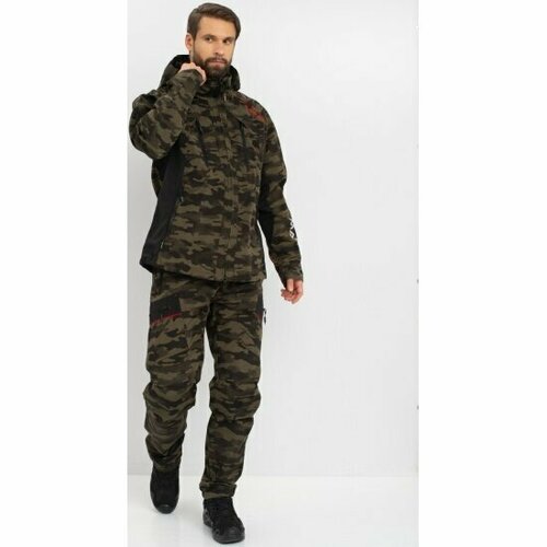 Костюм мужской летний Huntsman Матрица для охоты и рыбалки, цвет КМФ DJIN, ткань рипстоп (р.44-46/170-176)