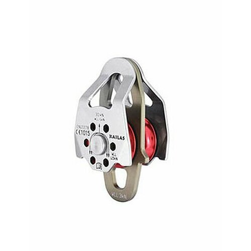 Ролик Kailas Effy Steel Rescue Small Double Pulley серебристый ONE