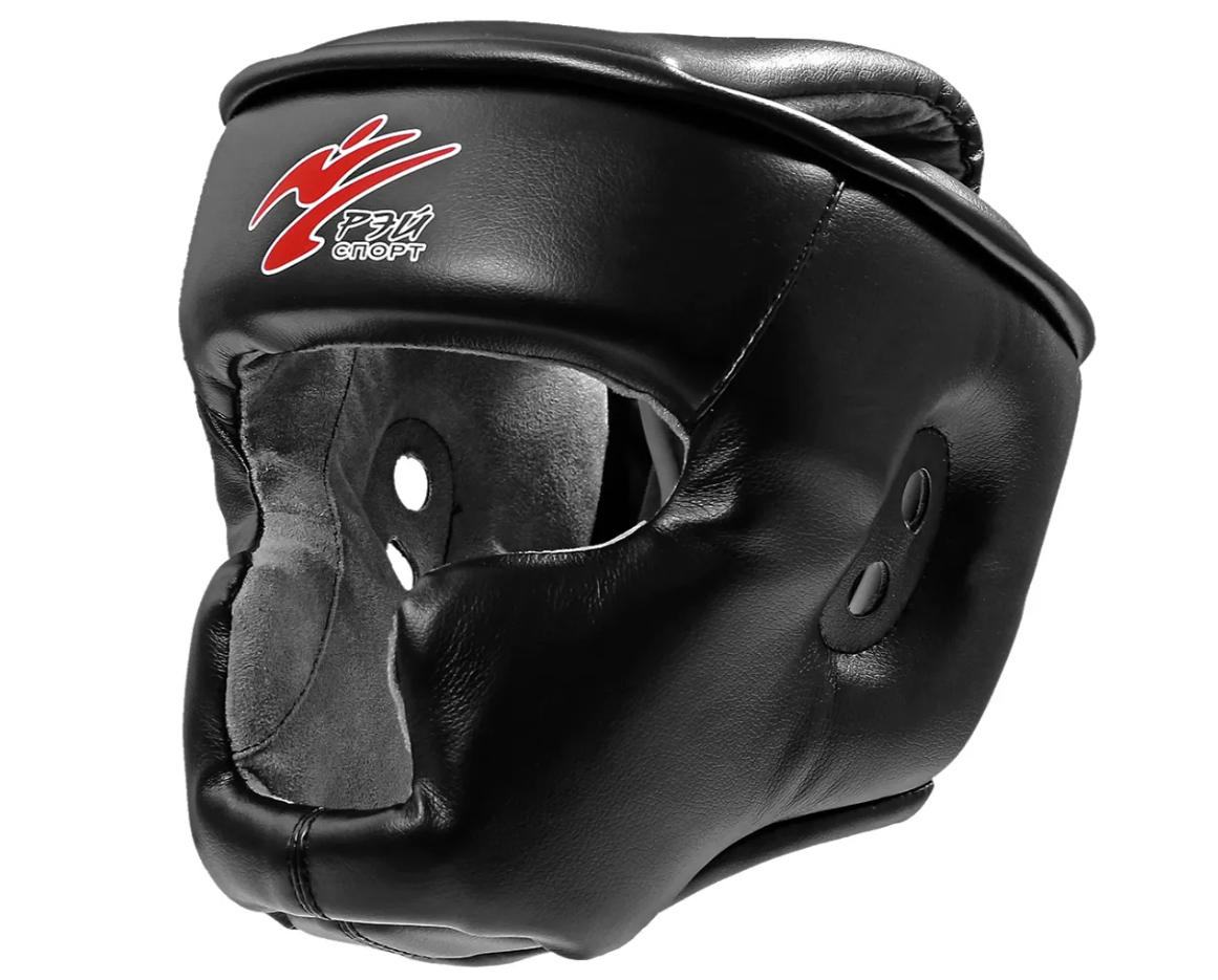 Ш4LИВ Шлем тренировочный МЕХИКО-1, иск. кожа, размер L (цвет черный)