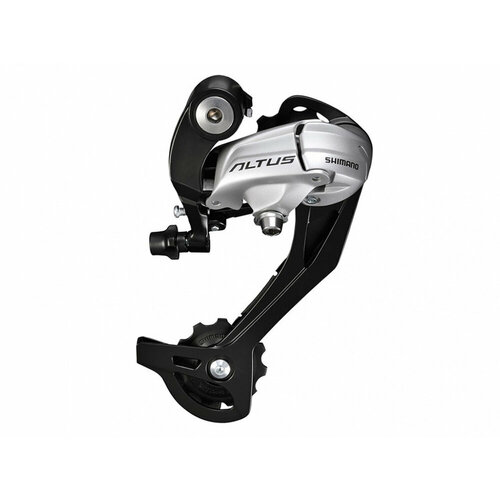 фото Shimano переключатель скоростей задний shimano altus m370 sgs 9 ск, серебро