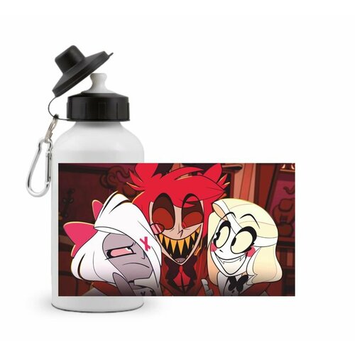 фото Спортивная бутылка отель хазбин , hazbin hotel гравити фолз № 7 bugrikshop