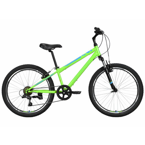 Подростковый велосипед Stark Respect 241 V Steel 2023 24 Зелено-синий 130-150 см 2172000₽