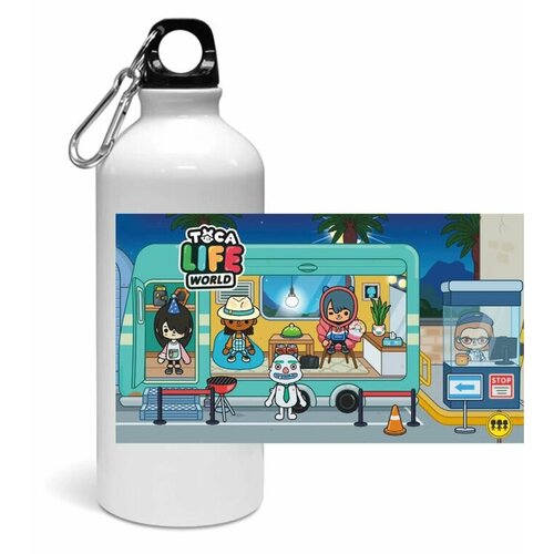 фото Спортивная бутылка toca boca , тока бока № 7 bugrikshop