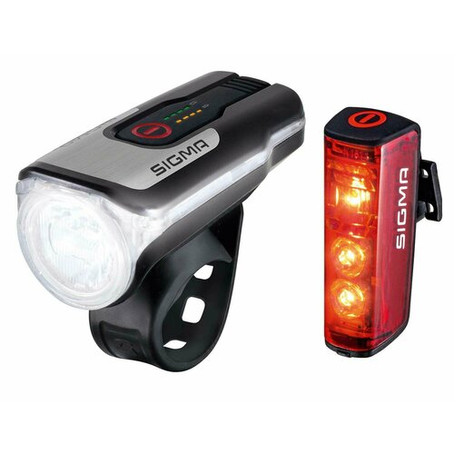 Фара+Фонарь 4-017860 AURA 80 люкс, OSRAM LED, 2 режима USB / Blaze SIGMA NEW фара передняя sigma sport aura 45 usb