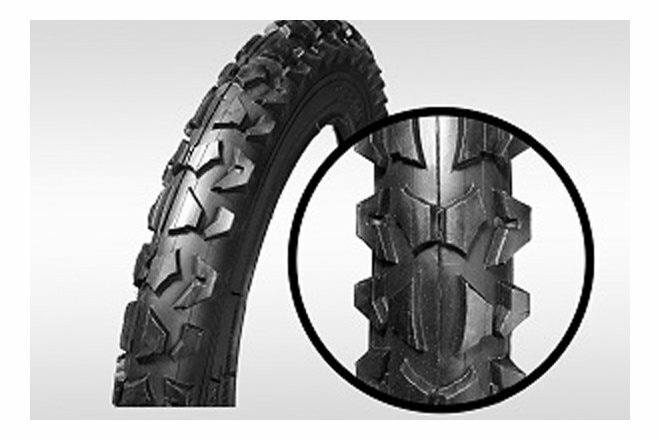 фото Покрышка 12" 1/2х2 1/4 черная P1001, "Wanda"