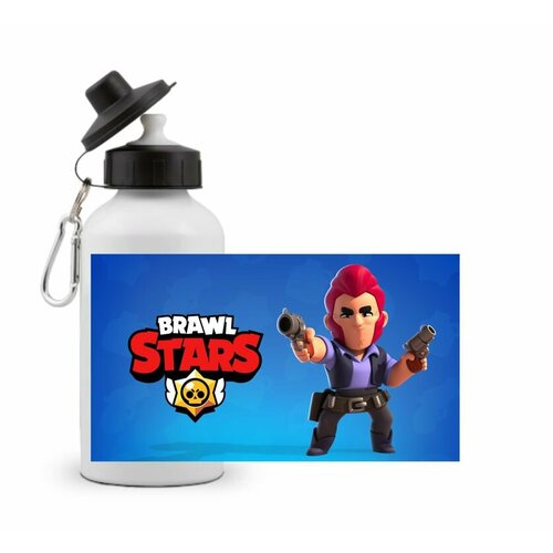 фото Спортивная бутылка бравл старс, brawl stars №28 с кольтом mewni-shop